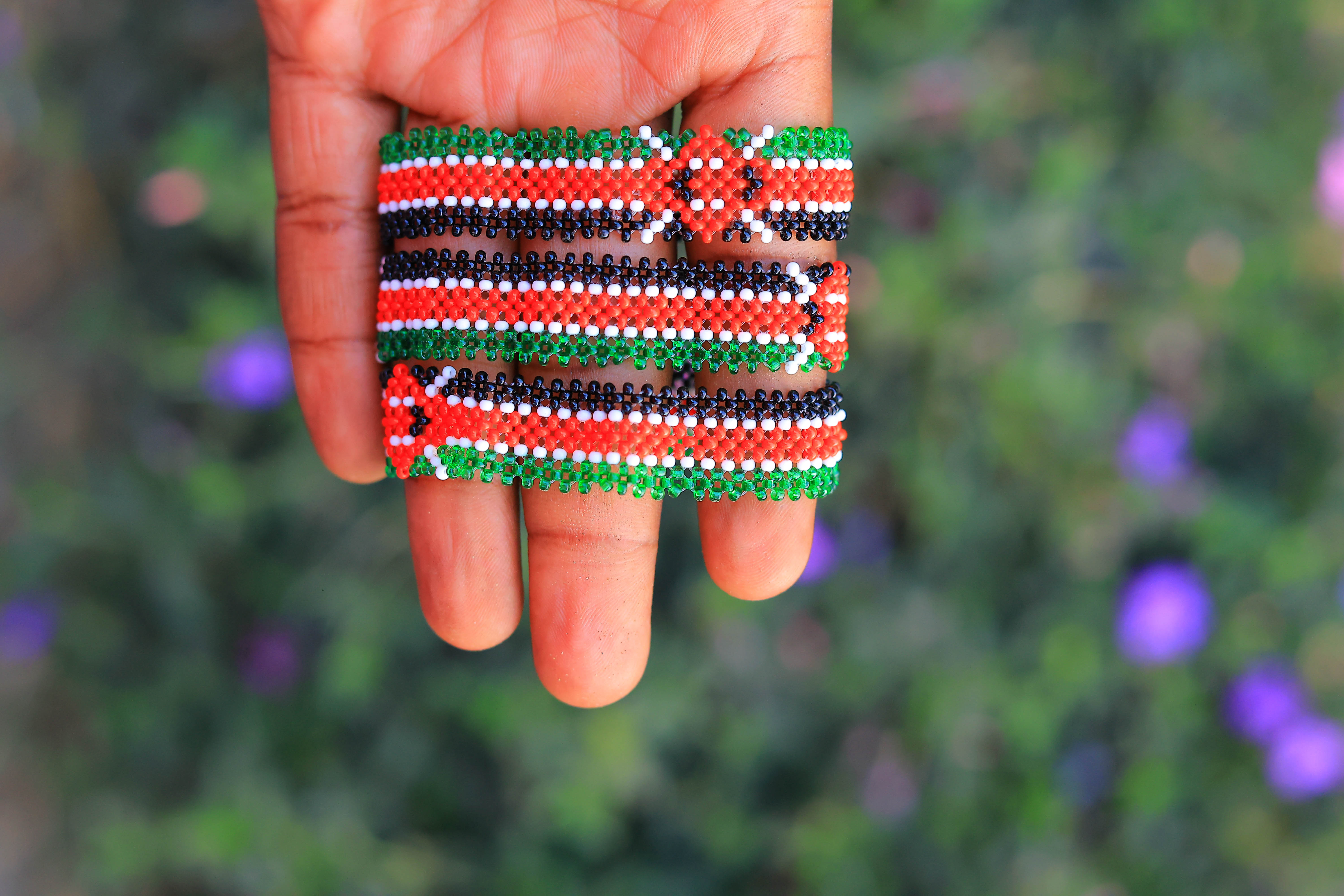 Maasai Football Wristband