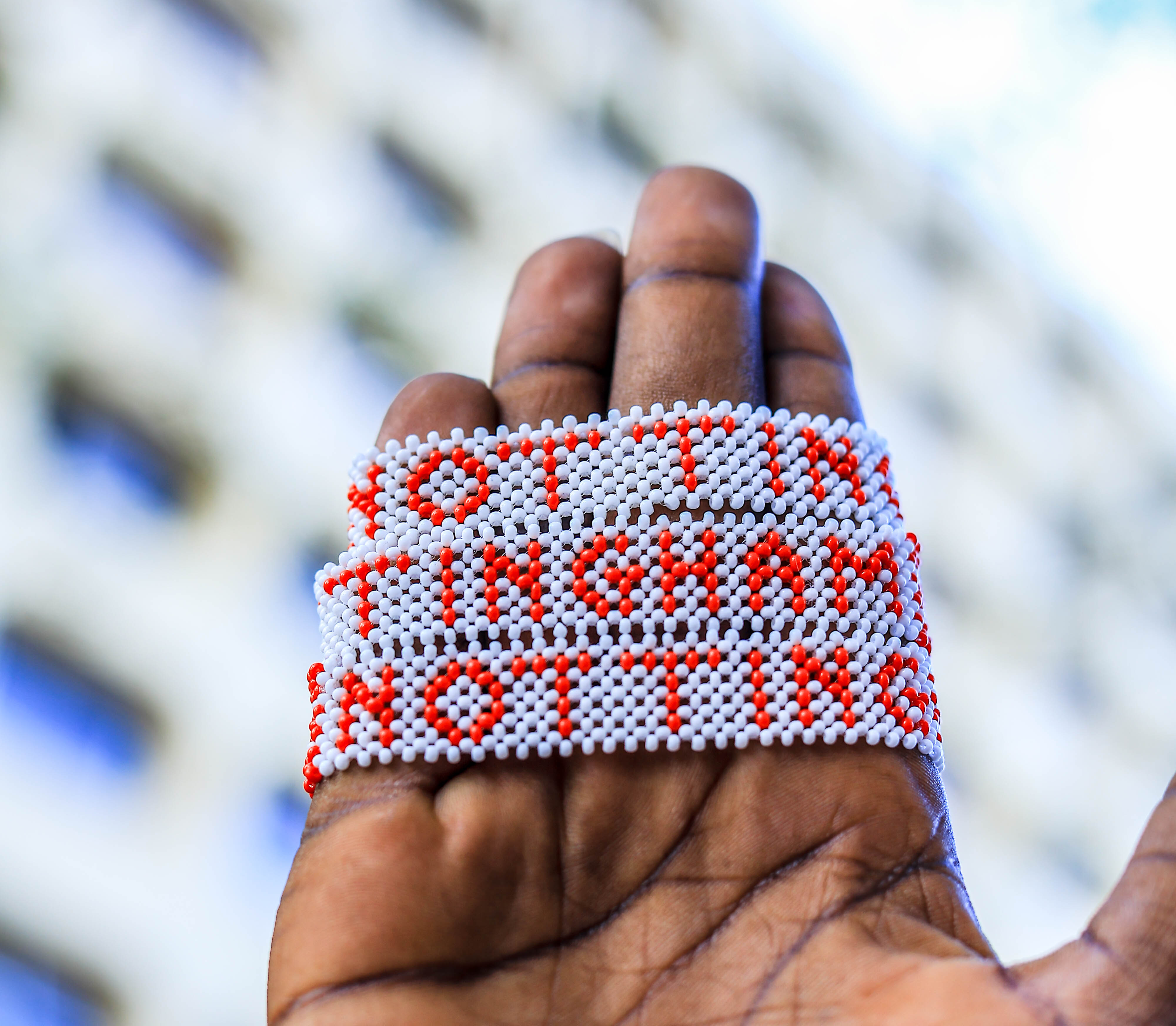 Nottingham Forest Beaded Wristband