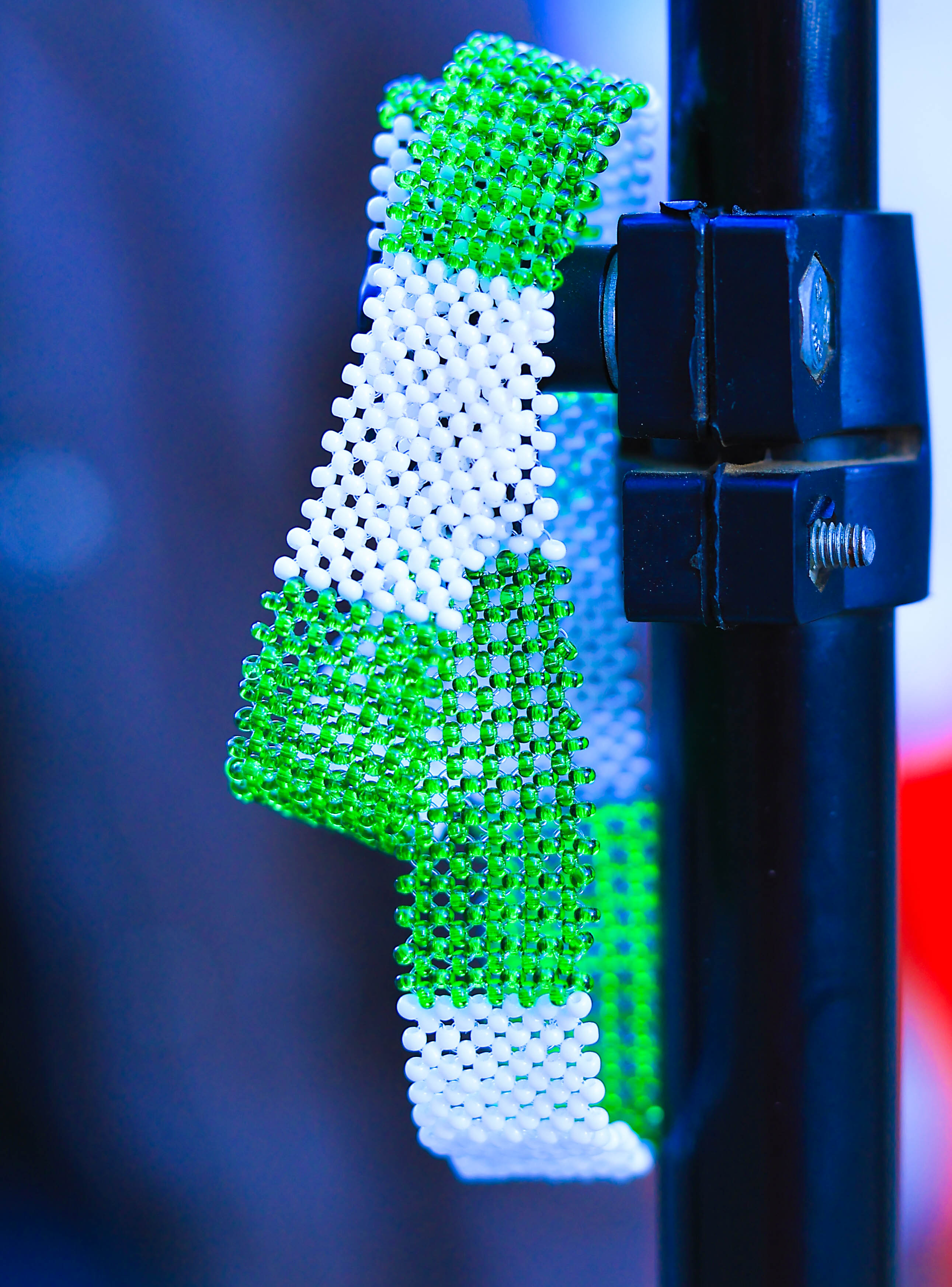 Nigeria Flag Beaded Bracelet